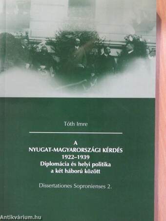 A nyugat-magyarországi kérdés 1922-1939