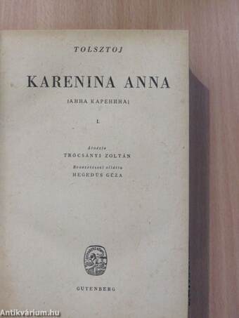 Karenina Anna I-IV.