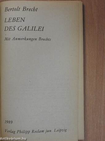 Leben des Galilei