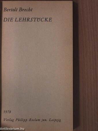 Die Lehrstücke