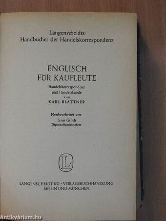 Englisch für Kaufleute