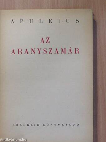 Az aranyszamár