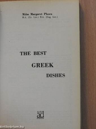 The Best Greek Dishes