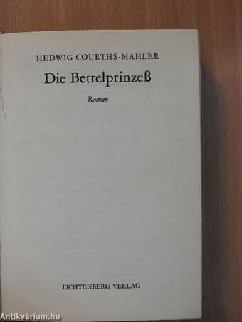 Die Bettelprinzeß