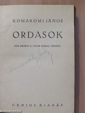 Ordasok