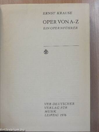 Oper von A-Z