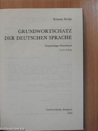 Grundwortschatz der deutschen Sprache