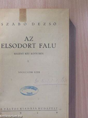 Az elsodort falu I-II.