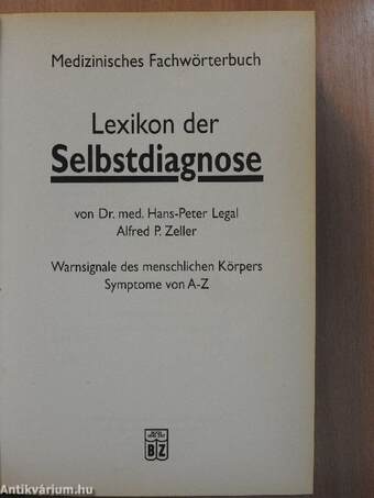 Lexikon der Selbstdiagnose