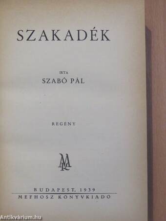 Szakadék