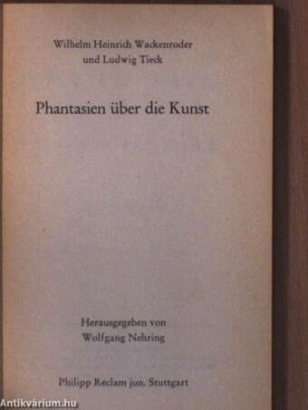 Phantasien über die Kunst