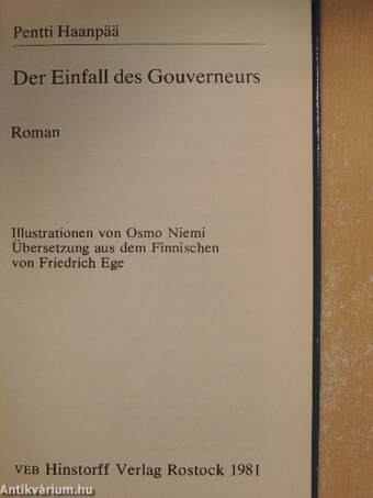 Der Einfall des Gouverneurs