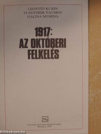 1917: az októberi felkelés