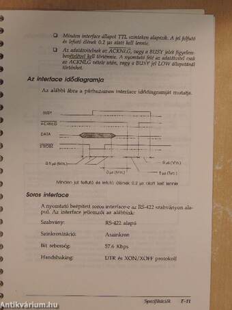 Epson Stylus COLOR színes tintasugaras nyomtató - Referencia Kézikönyv