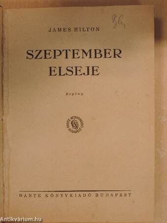 Szeptember elseje