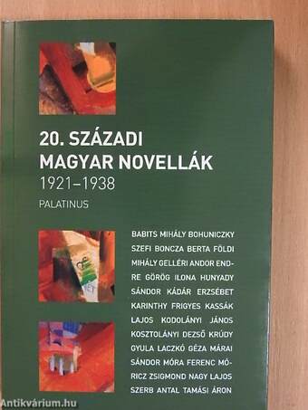 20. századi magyar novellák 1921-1938