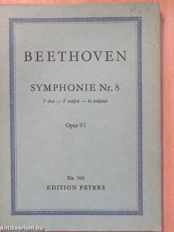 Symphonie Nr. 8 F dur