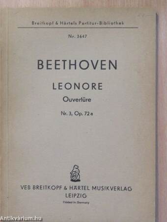 Leonore Ouvertüre Nr. 3