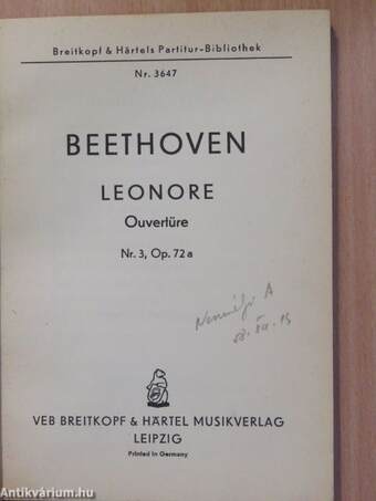 Leonore Ouvertüre Nr. 3