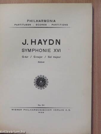 Symphonie XVI G dur