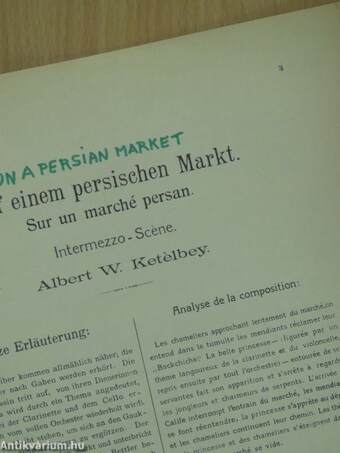 Auf einem persischen Markt/Sur un marché persan