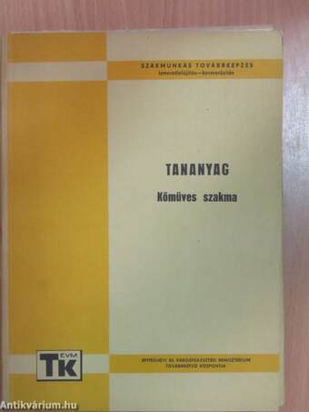 Tananyag - Kőműves szakma 1-6.