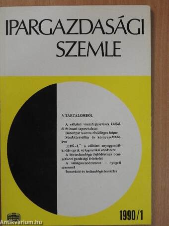 Ipargazdasági szemle 1990/1-4.