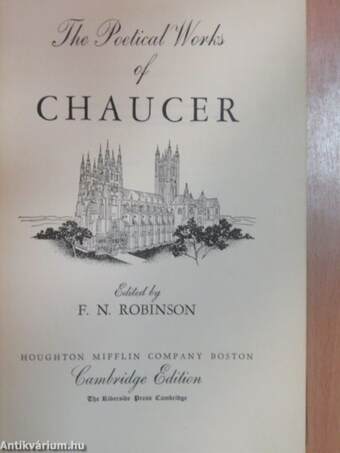 The Poetical Works of Chaucer