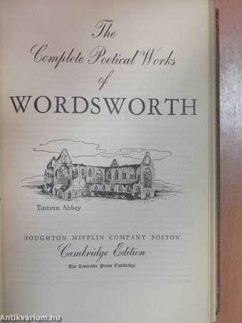 The Complete Poetical Works of Wordsworth