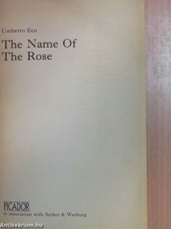 The Name of the Rose