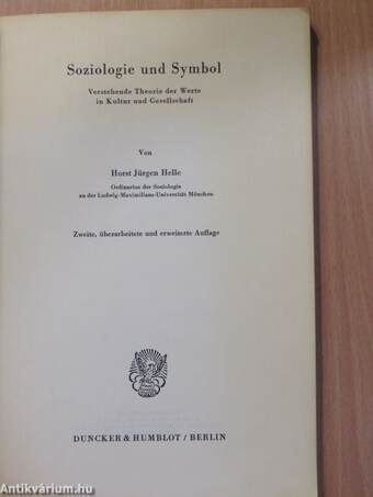 Soziologie und Symbol