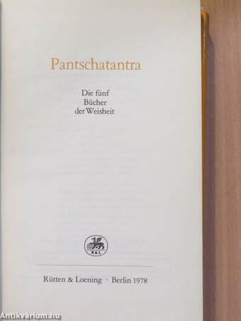 Pantschatantra