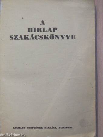 A Hirlap szakácskönyve