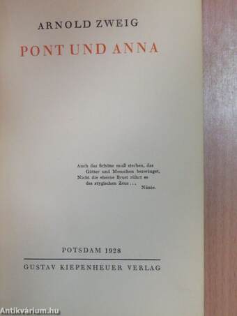 Pont und Anna