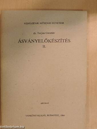 Ásványelőkészítés II.