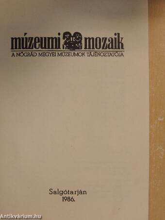 Múzeumi Mozaik 1986