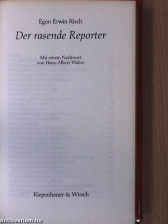 Der rasende Reporter