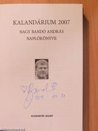 Kalandárium 2007 (aláírt példány)