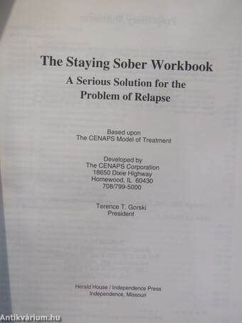 The Staying Sober Workbook