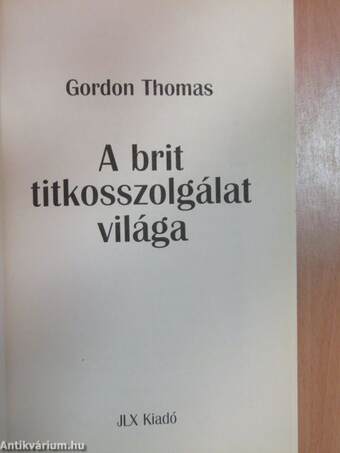 A brit titkosszolgálat világa