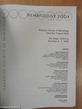 Hematology 2004