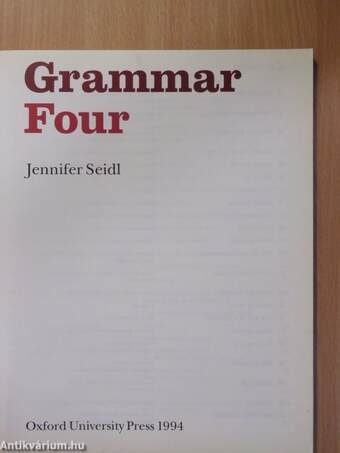 Grammar Four