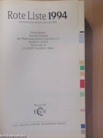 Rote Liste 1994