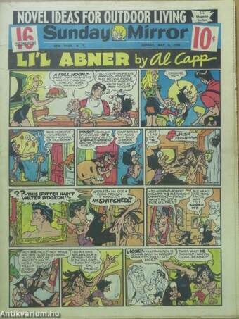 Sunday Mirror Comic Section May 8, 1954