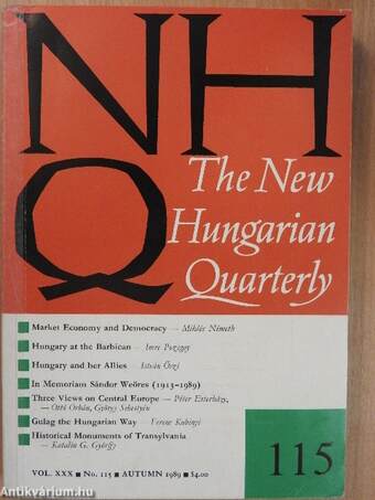 The New Hungarian Quarterly Autumn 1989.