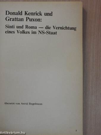 Sinti und Roma - die Vernichtung eines Volkes im NS-Staat