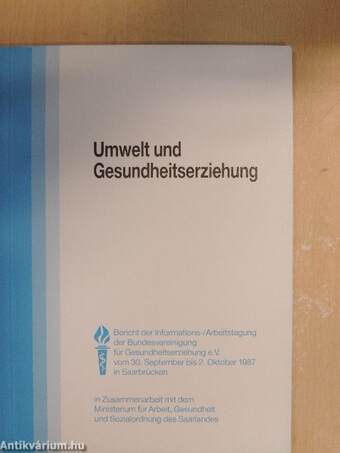 Umwelt und Gesundheitserziehung