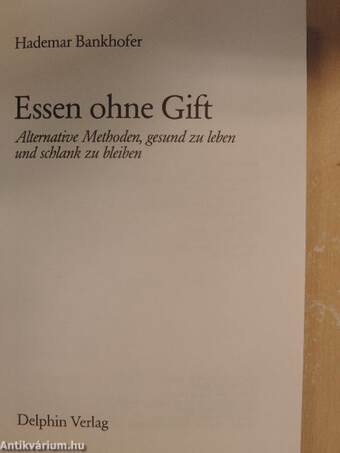 Essen ohne Gift