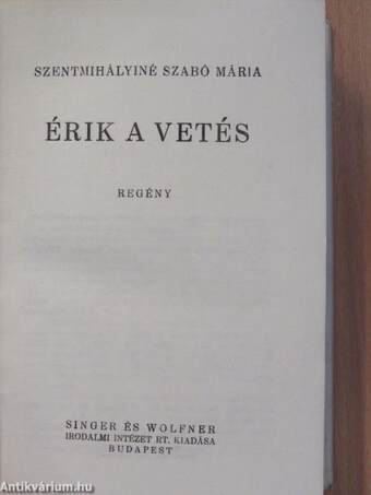 Érik a vetés