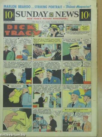 Sunday News Comic Section September 19, 1954